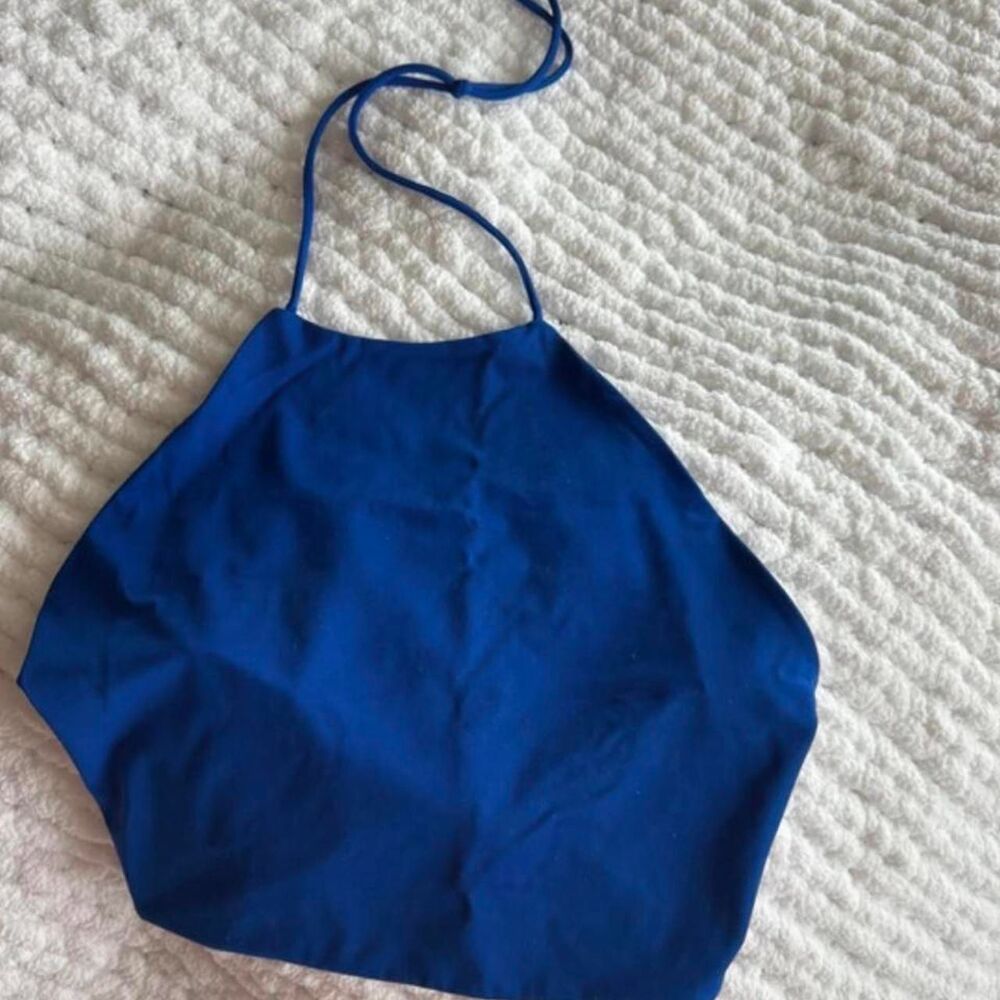 Unbranded Women's Blue Crop-top